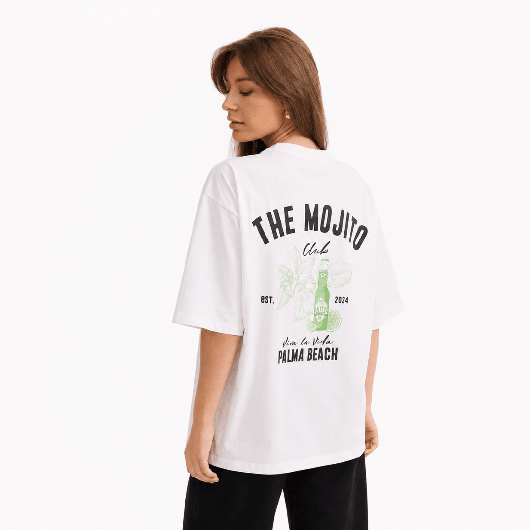 SALITOS Mojito Club Oversize Shirt Weiß - FestivalStuff