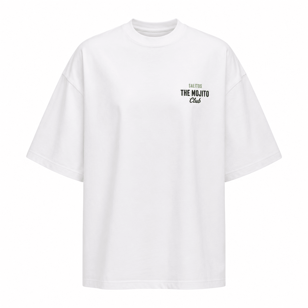 SALITOS Mojito Club Oversize Shirt Weiß - FestivalStuff