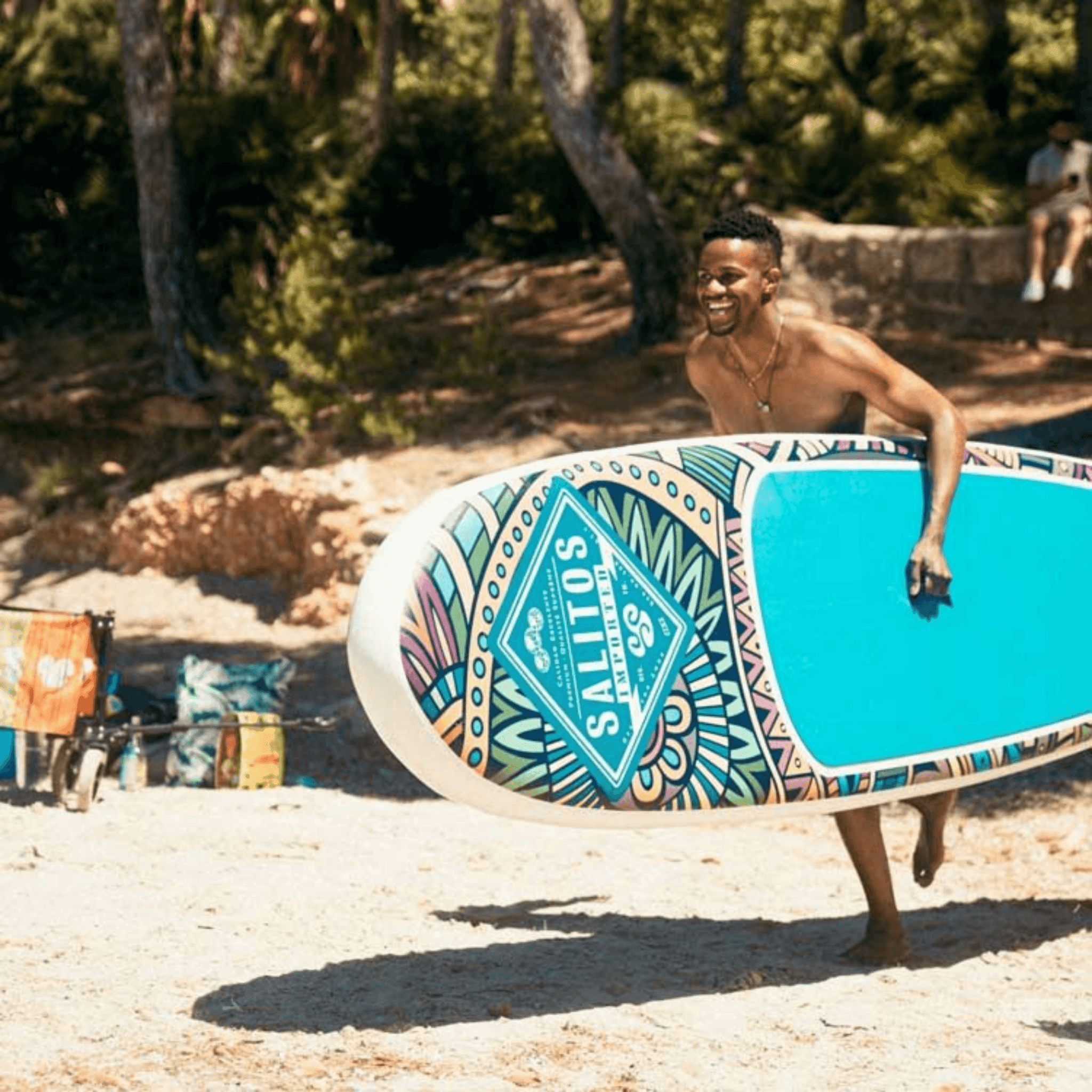 SALITOS Stand - Up - Paddle - Board Türkis SUP Komplettset - FestivalStuff