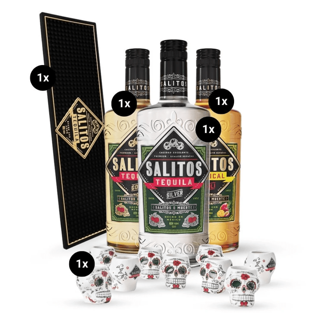 Salitos Tequila Bundle 3x0,7l + Becher Set Festival - FestivalStuff