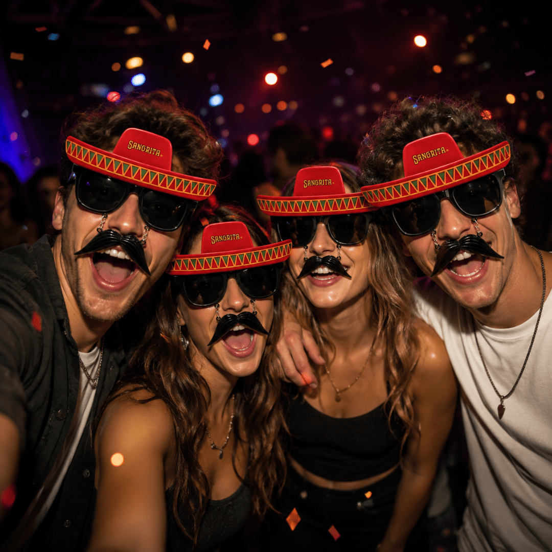 Sangrita Schnurrbart Brille - FestivalStuff