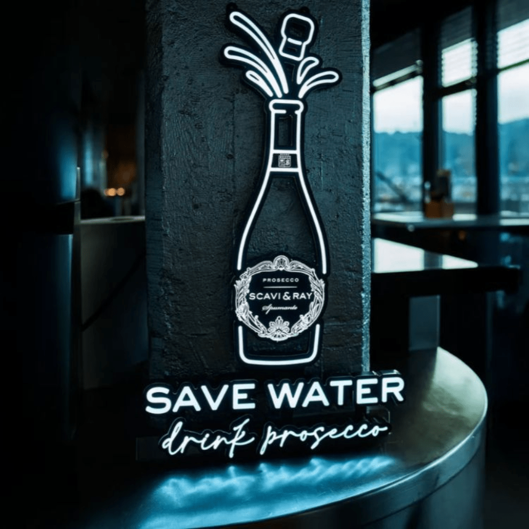SCAVI & RAY LED Sign Drink Prosecco - FestivalStuff