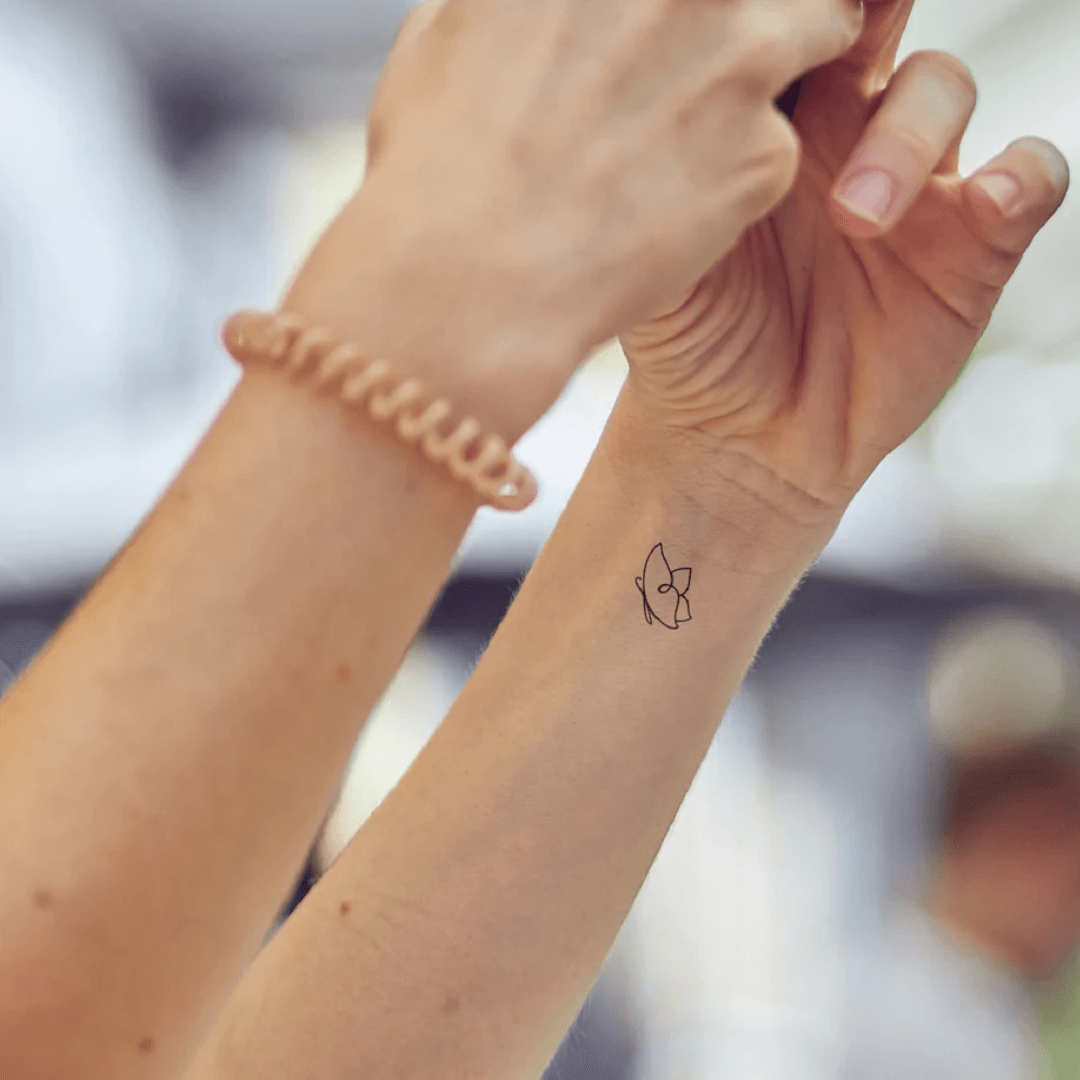 Schmetterling Fineline Tattoo Waterless - FestivalStuff