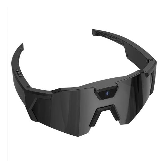 Schnelle Brille mit Kamera Schwarz - FestivalStuff