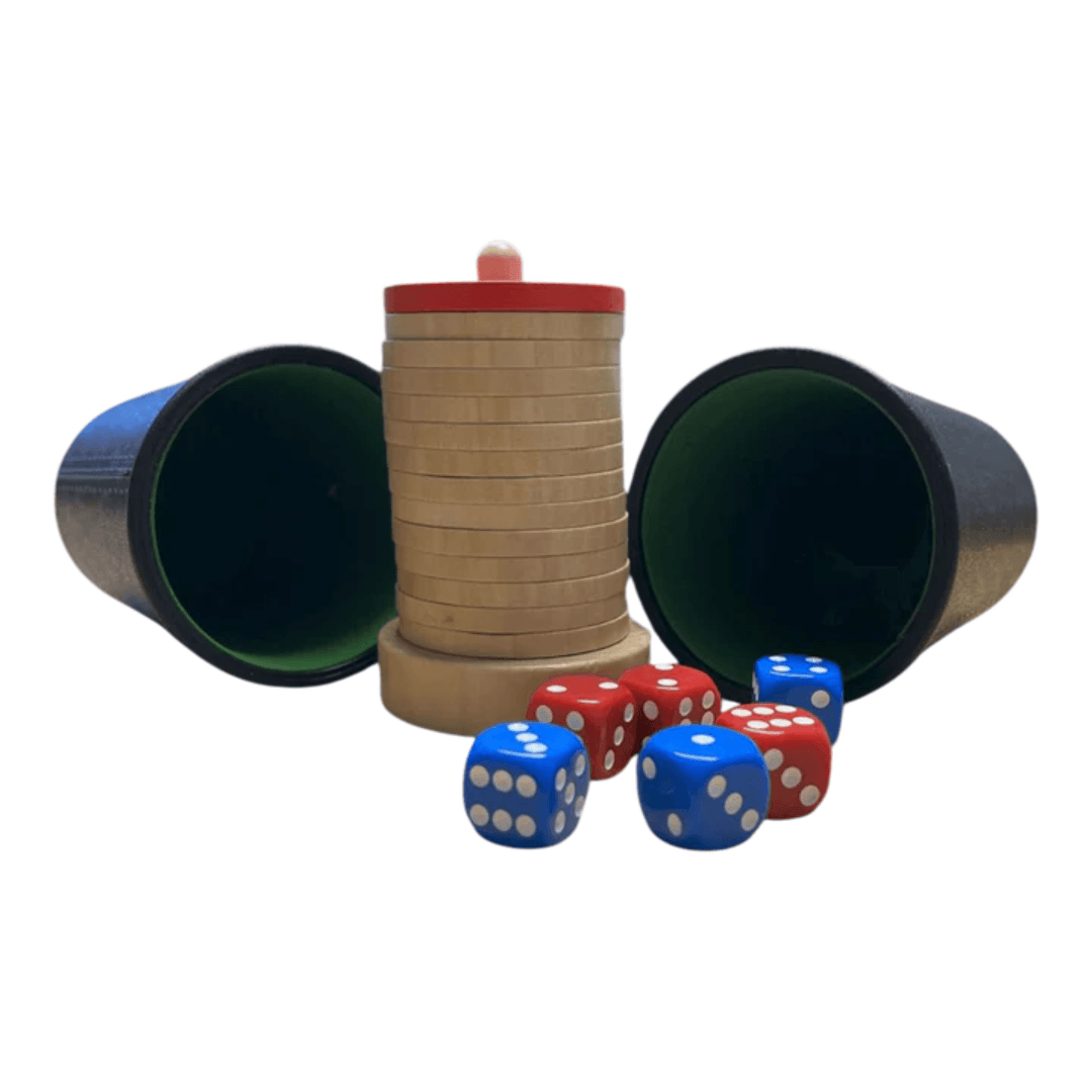Schockbesteck aus Holz (inkl. Becher & Würfel) - FestivalStuff