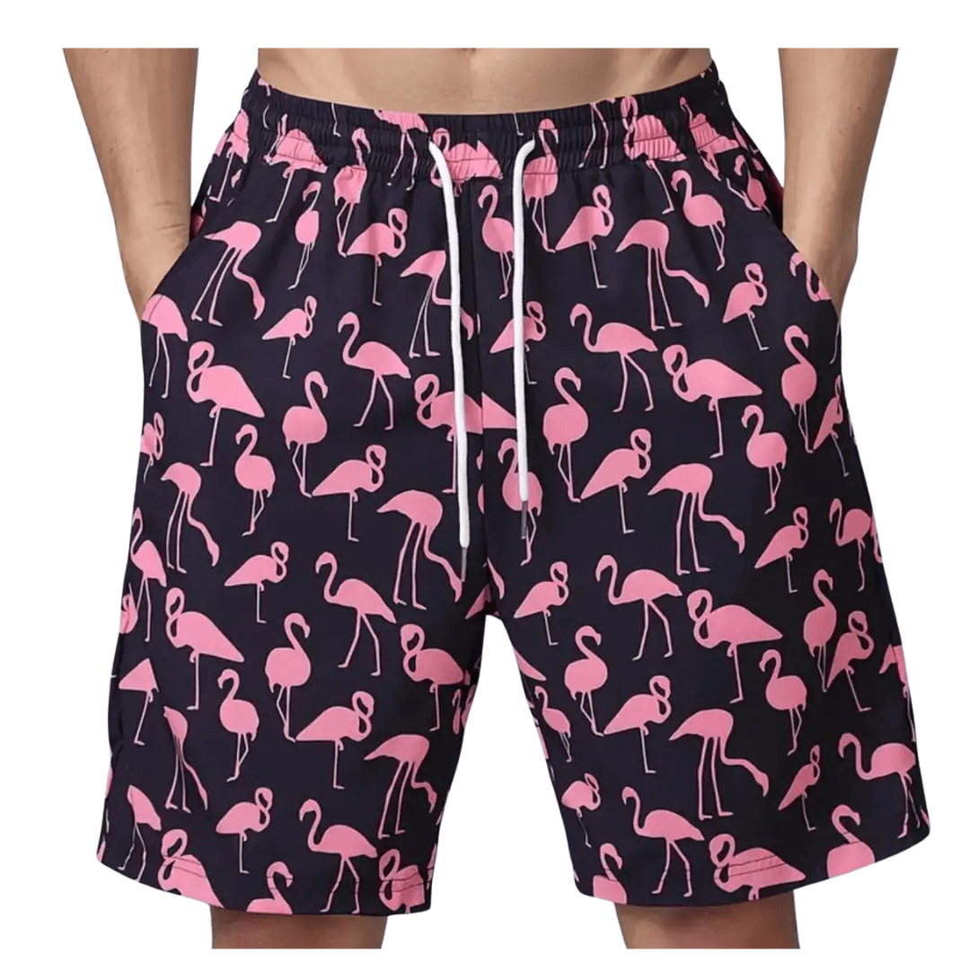 Short Flamingo Design 6 - FestivalStuff