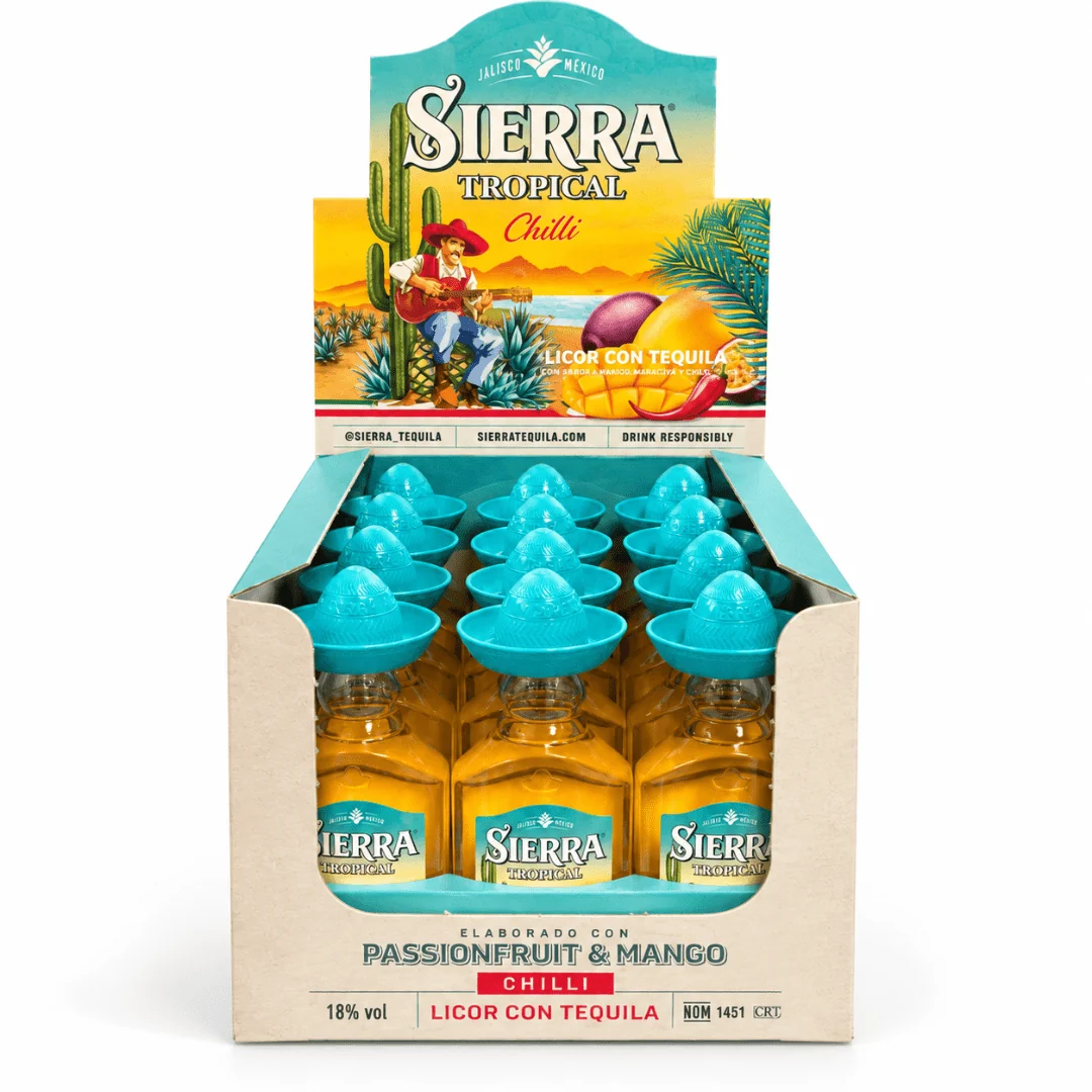 Sierra Tropical Chilli Mini PET 5 cl mit Hut - FestivalStuff