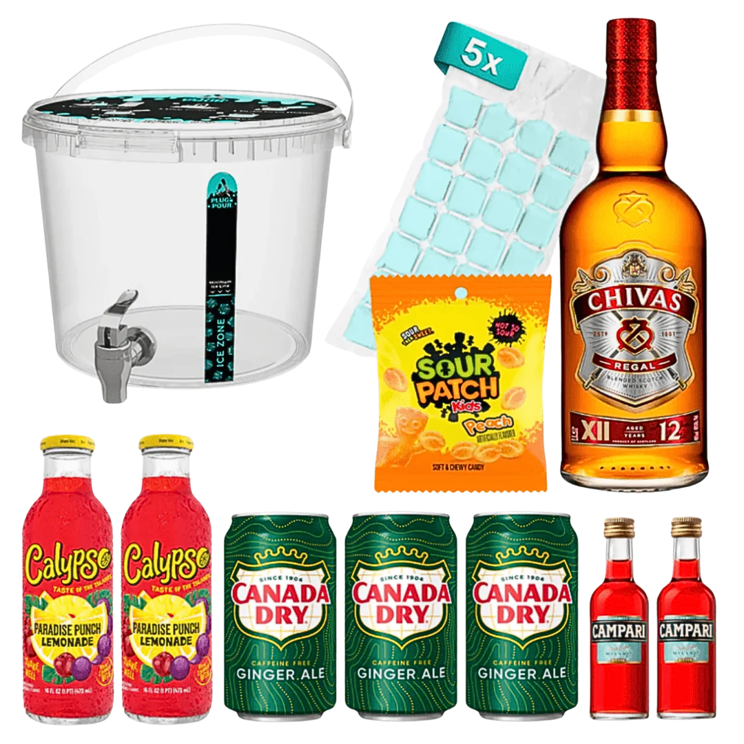 Sip Tank Cocktail Set Barrel Punch Chivas Regal - FestivalStuff