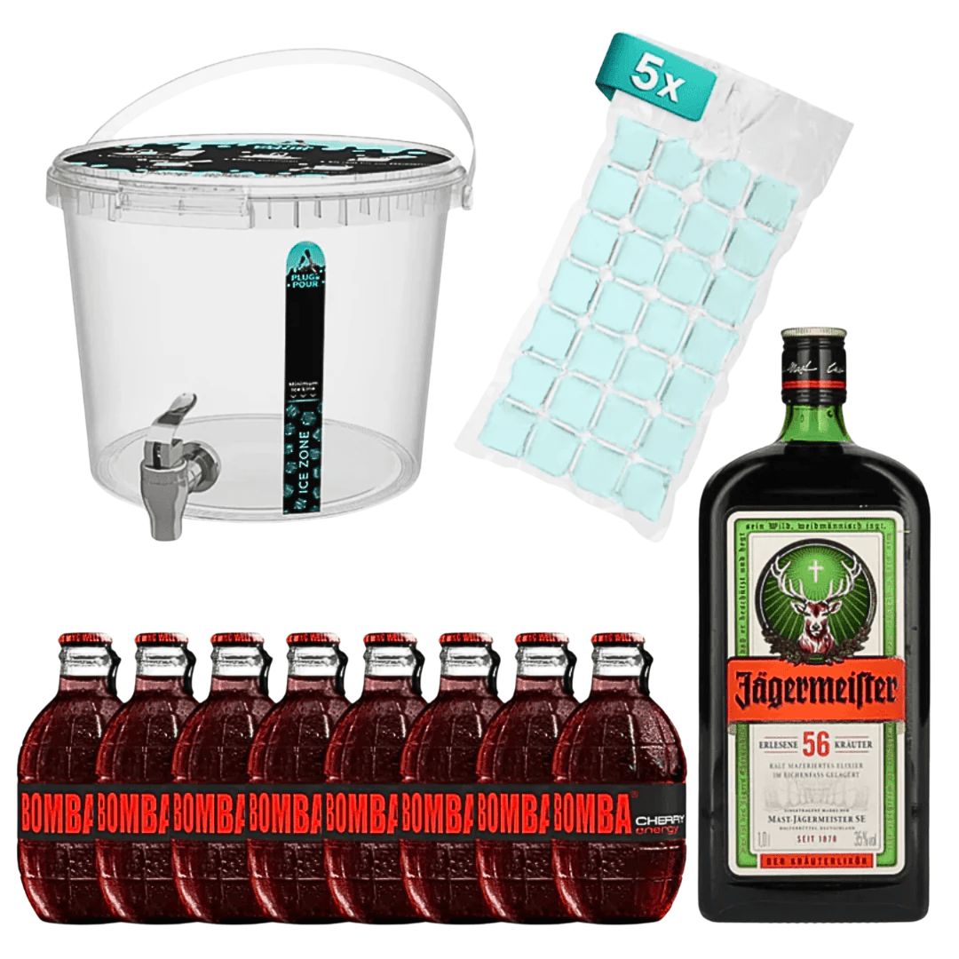Sip Tank Cocktail Set Jägermeister Bomba Energy Cherry - FestivalStuff