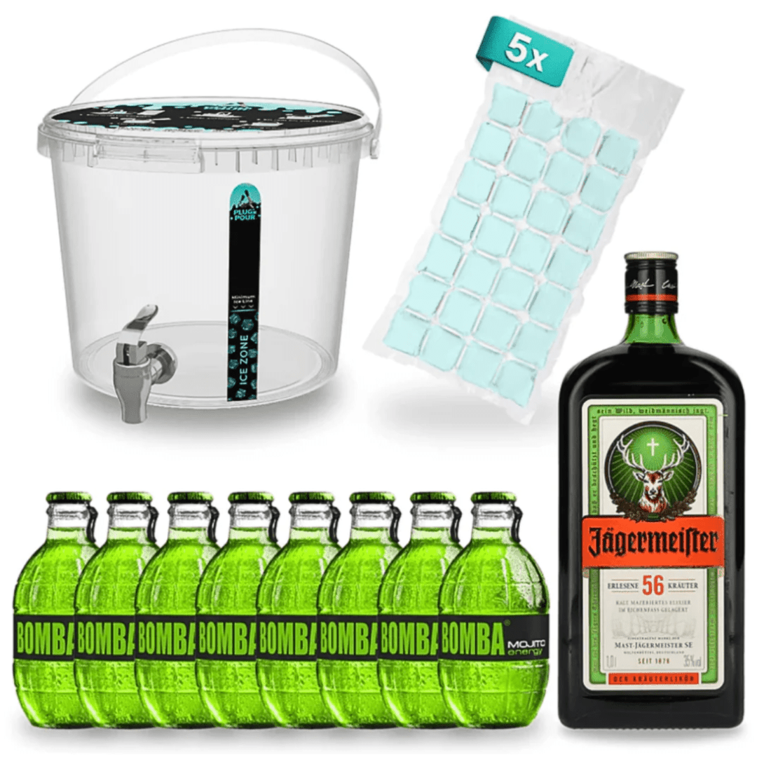 Sip Tank Cocktail Set Jägermeister Bomba Energy Mojito - FestivalStuff
