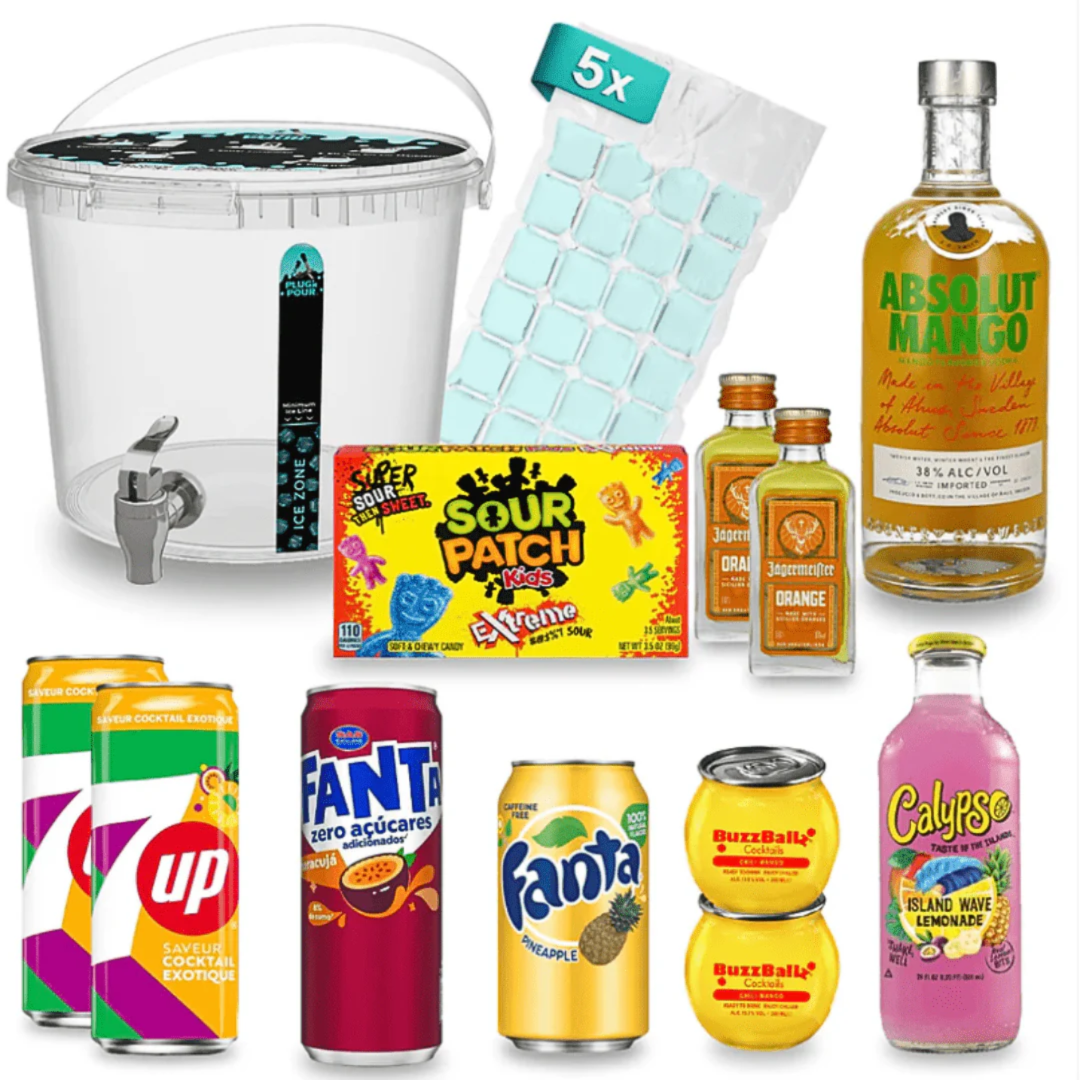 Sip Tank Cocktail Set Lieber Tropen als trocken Absolut - FestivalStuff