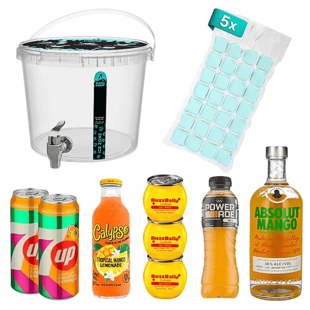 Sip Tank Cocktail Set MangHoe Absolut Mango - FestivalStuff