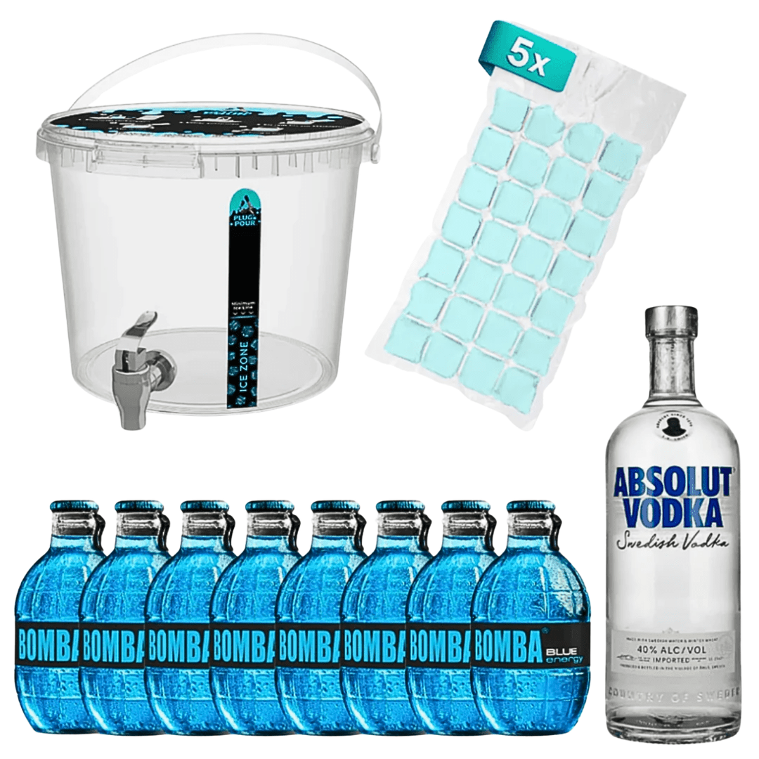 Sip Tank Cocktail Set Vodka E Nuke Bomba Blueberry - FestivalStuff