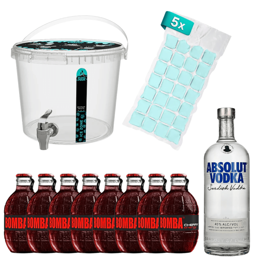 Sip Tank Cocktail Set Vodka E Nuke Bomba Cherry - FestivalStuff