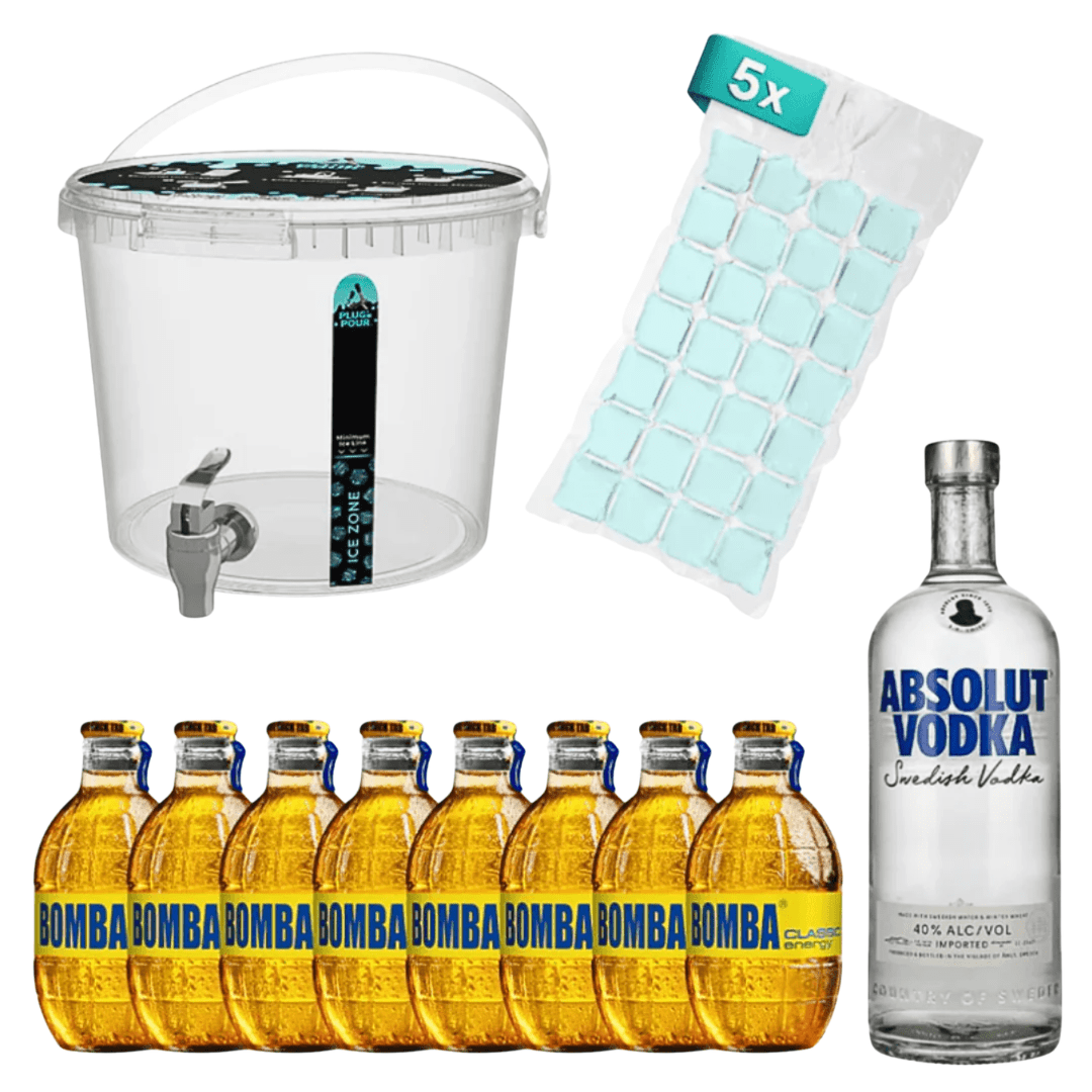 Sip Tank Cocktail Set Vodka E Nuke Bomba Energy - FestivalStuff