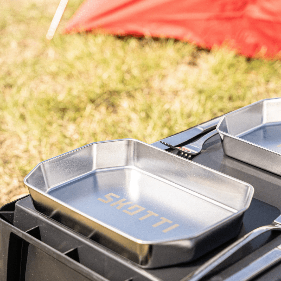 SKOTTI Camping Teller Plade - FestivalStuff