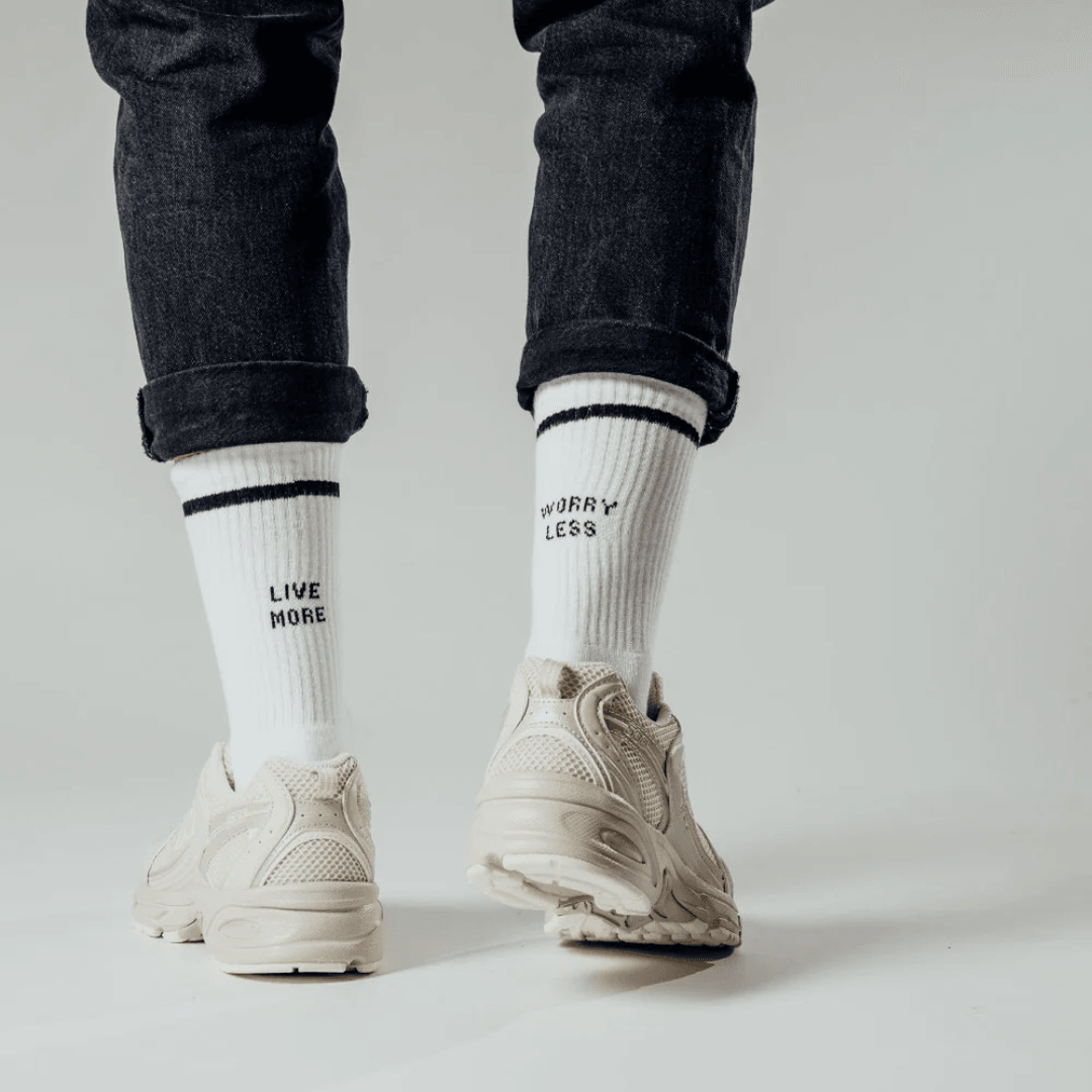Socken NBDC LIVE MORE - WORRY LESS - FestivalStuff