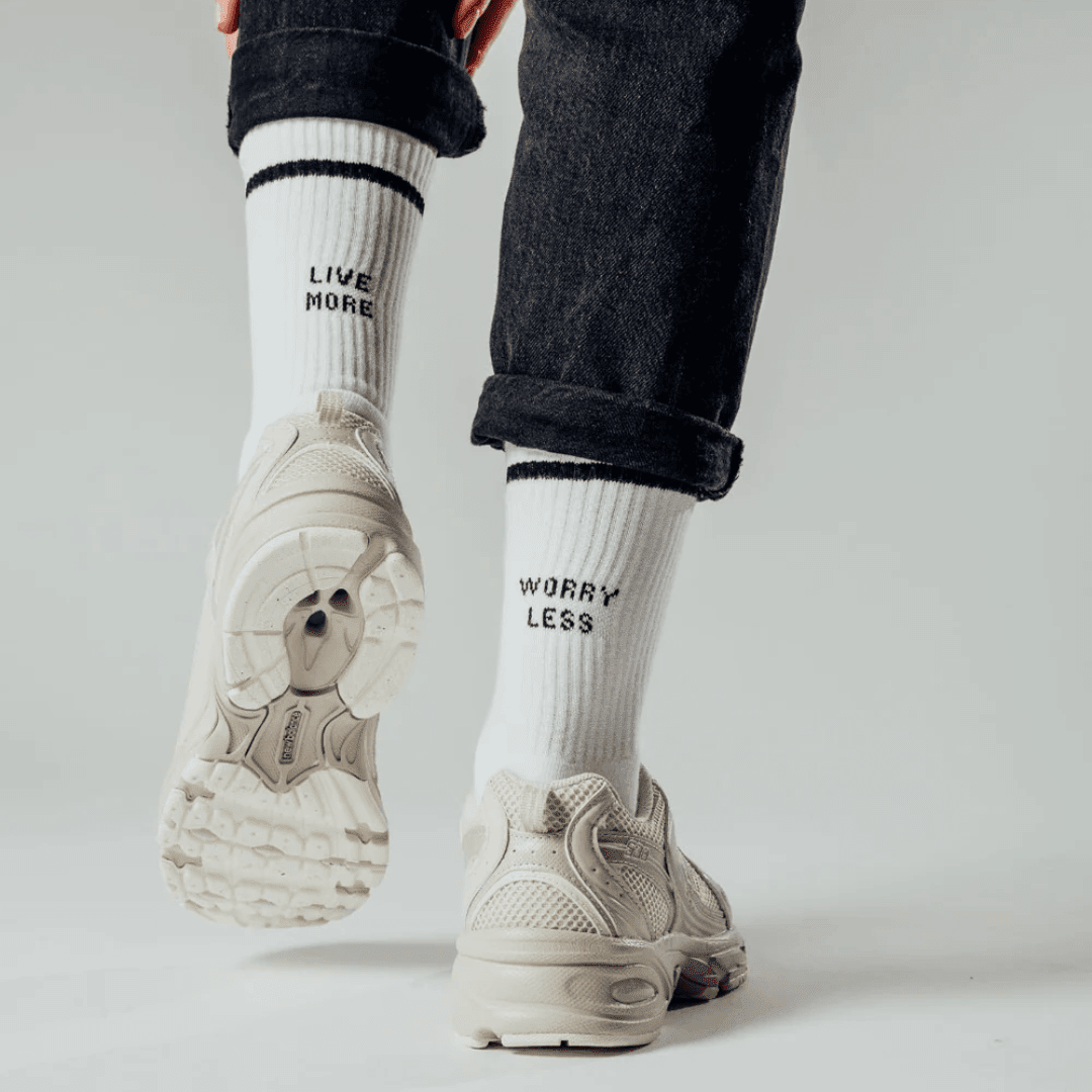 Socken NBDC LIVE MORE - WORRY LESS - FestivalStuff