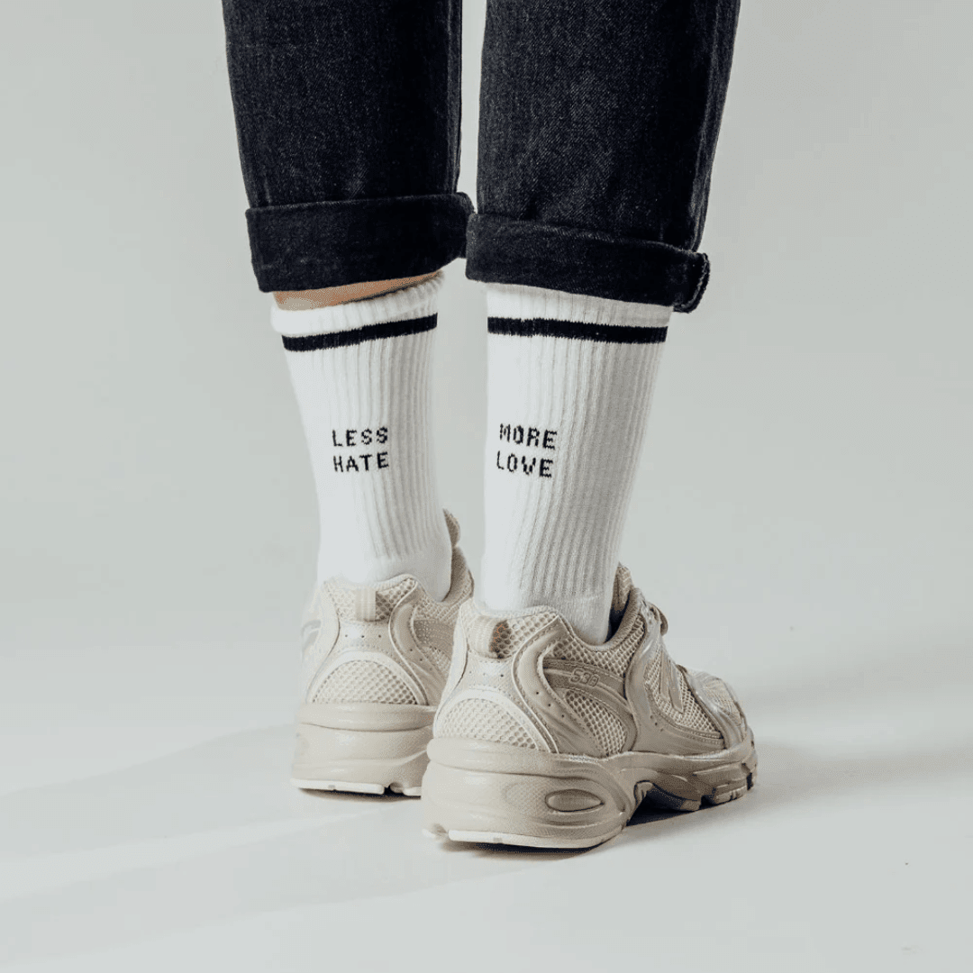 Socken NBDC MORE LOVE - LESS HATE - FestivalStuff