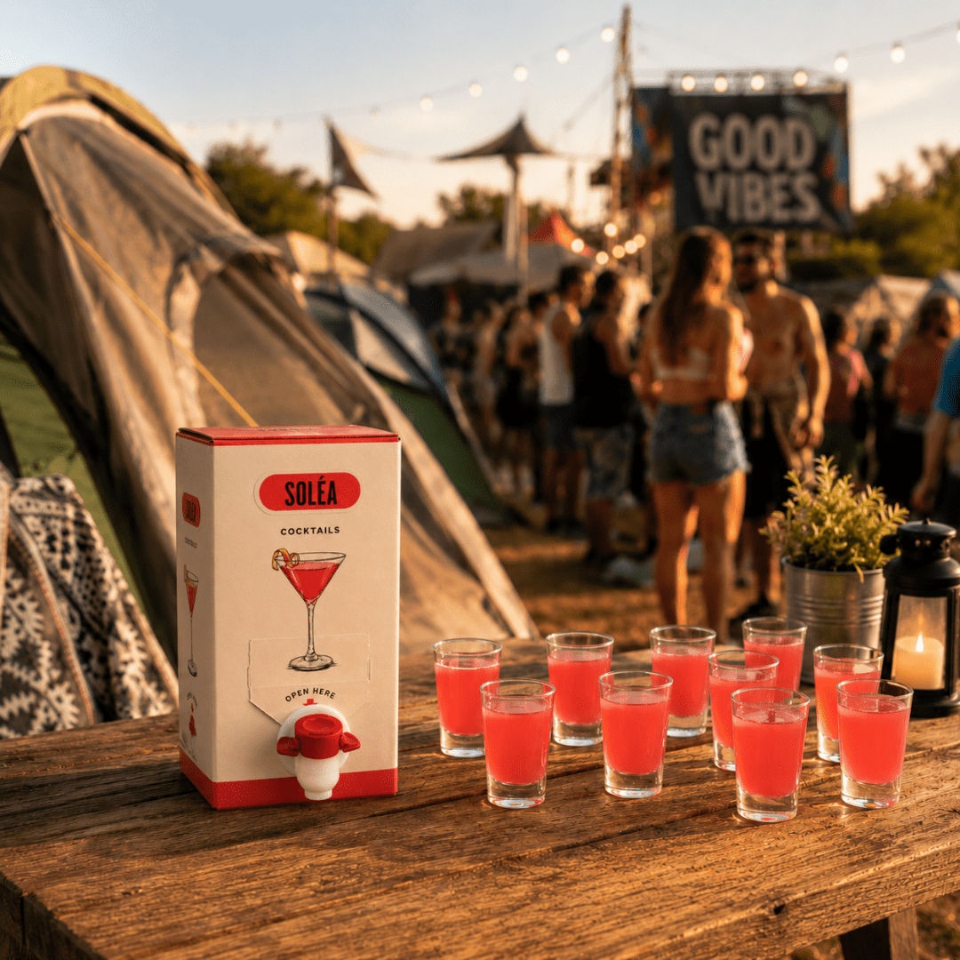 Soléa Cocktail Set 3 x 1,5 l – 3 Sorten mit Zapfhahn - FestivalStuff