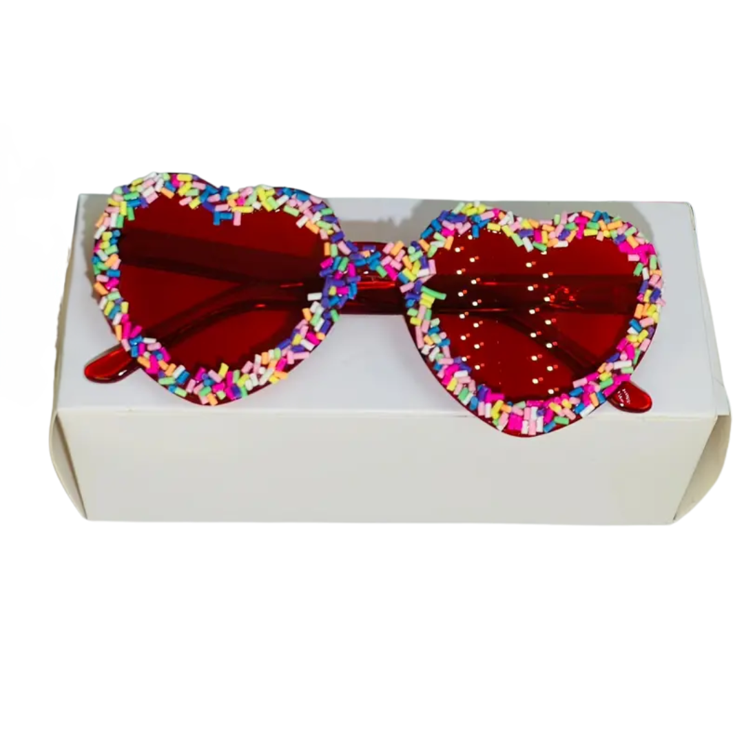 Sonnenbrille Herz Streusel - FestivalStuff
