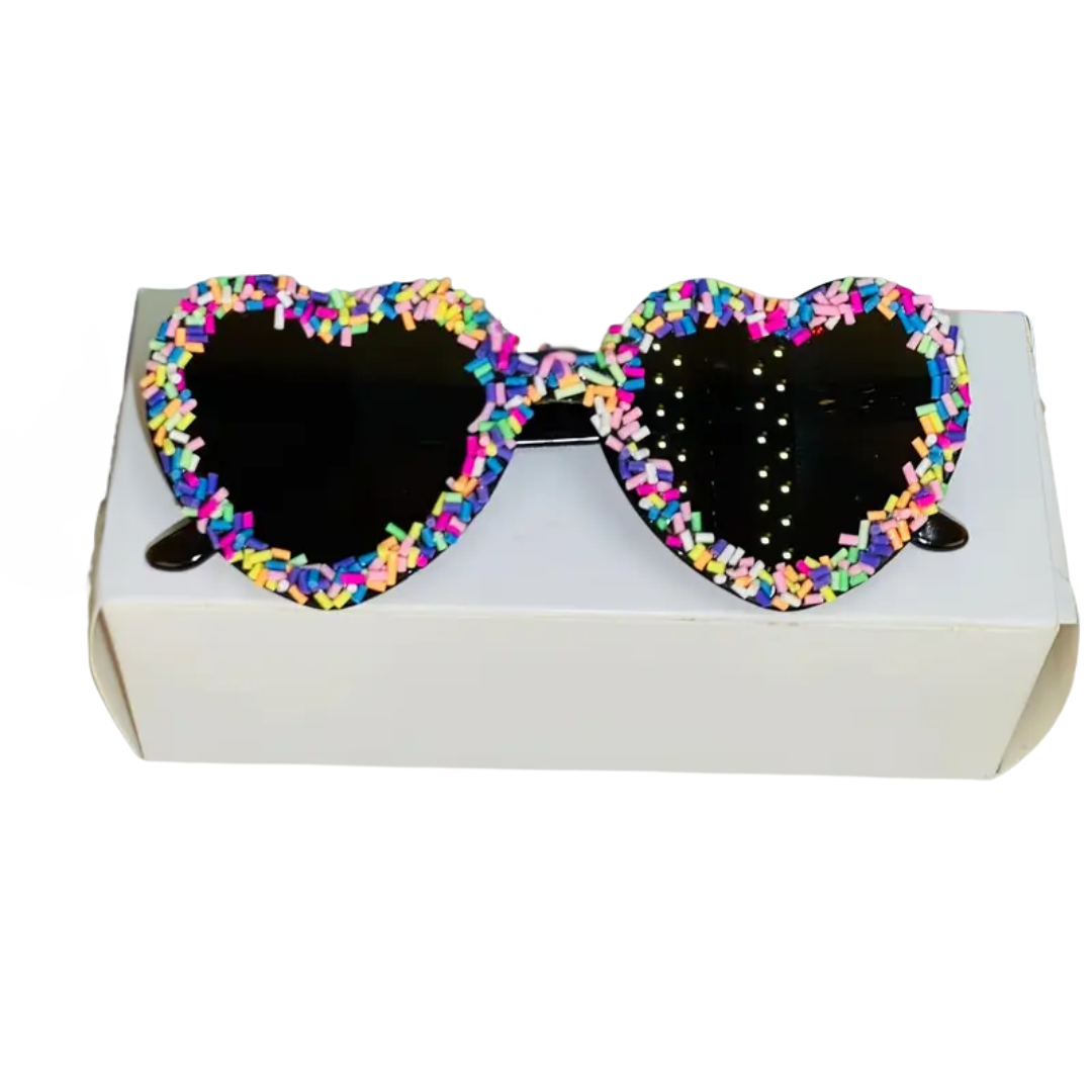 Sonnenbrille Herz Streusel - FestivalStuff