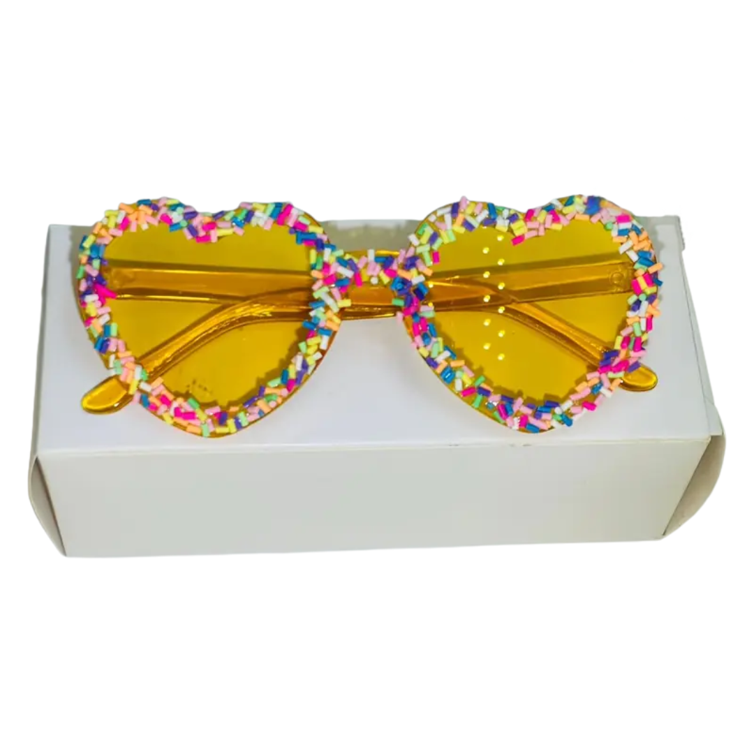 Sonnenbrille Herz Streusel - FestivalStuff