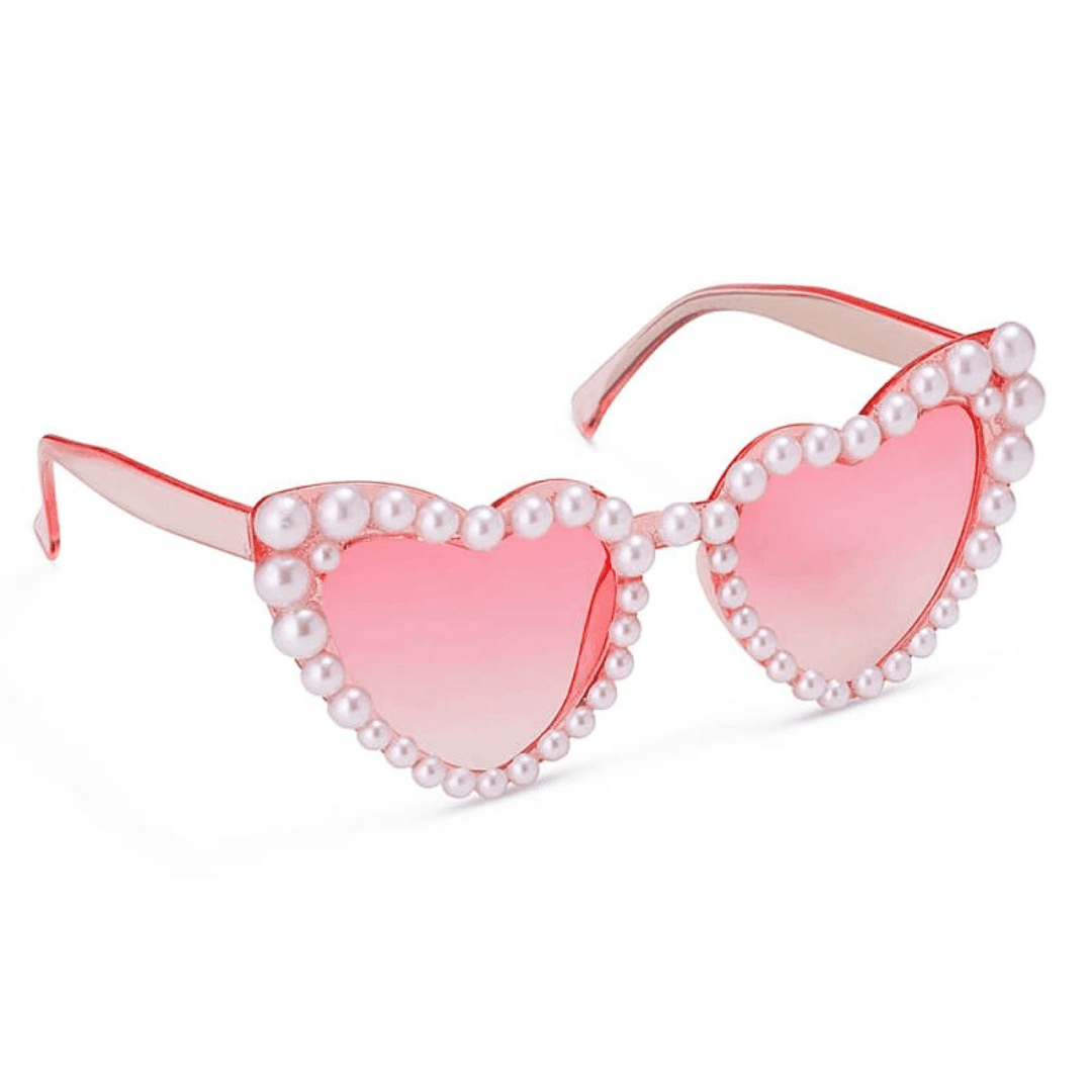 Sonnenbrille Herzform mit Perlen - FestivalStuff