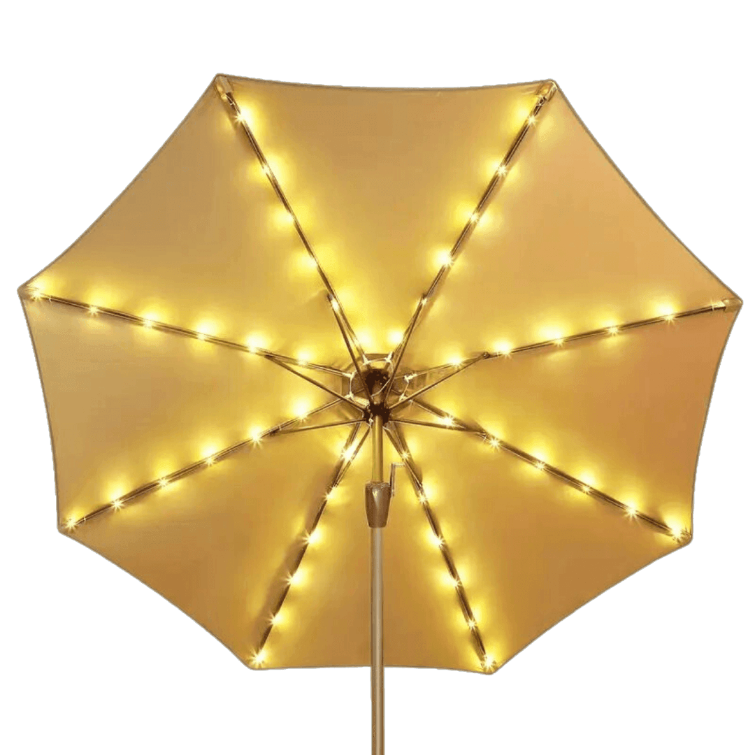 Sonnenschirm beleuchtet Solar - FestivalStuff
