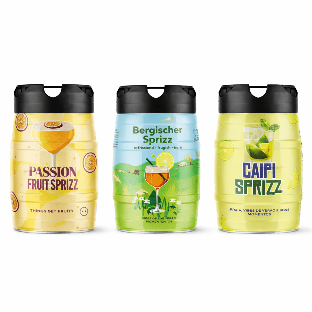 Sprizz Bundle 3x5L – Festival Zapfset Caipi Passion Bergisch - FestivalStuff
