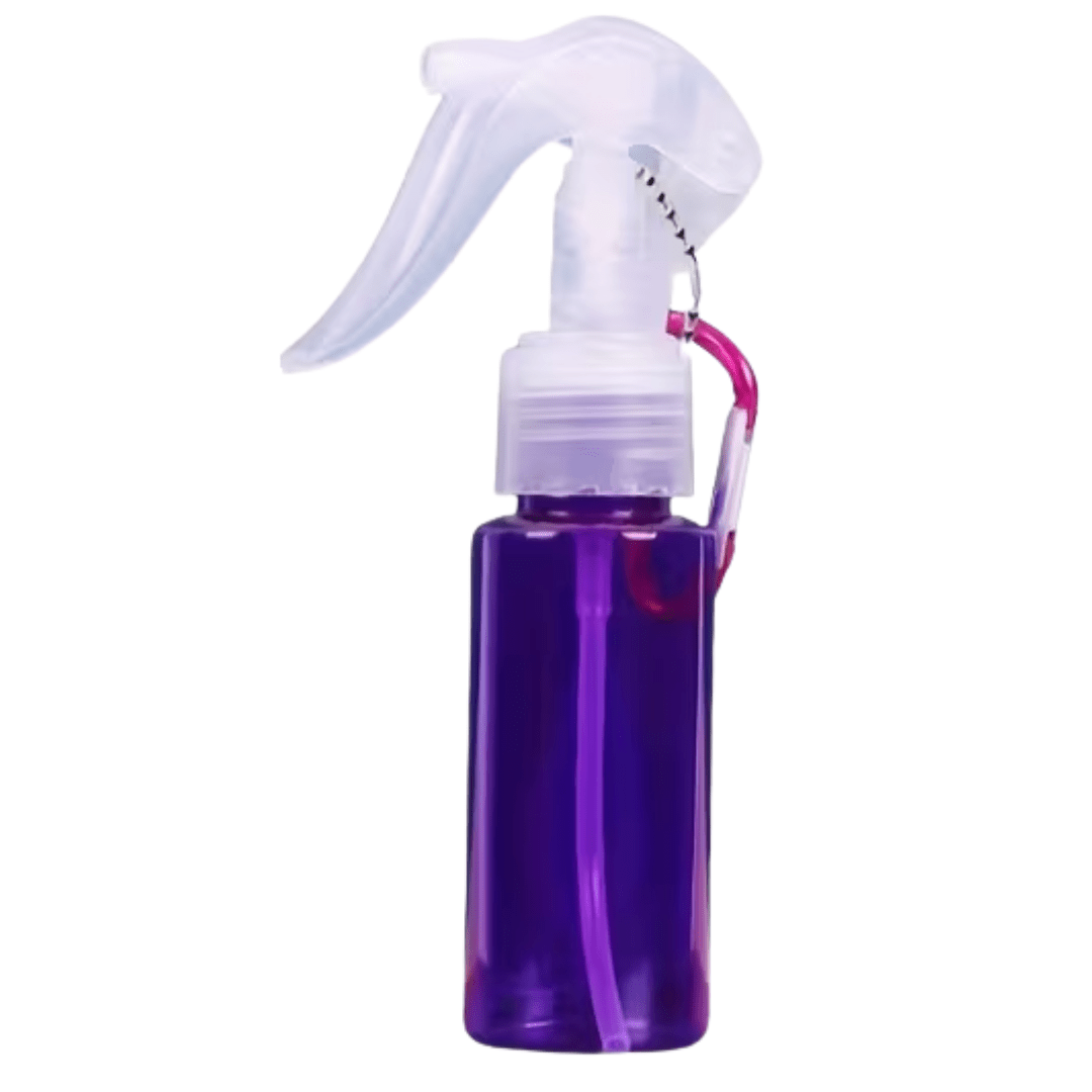 Sprühflasche mit Karabiner Lila - FestivalStuff