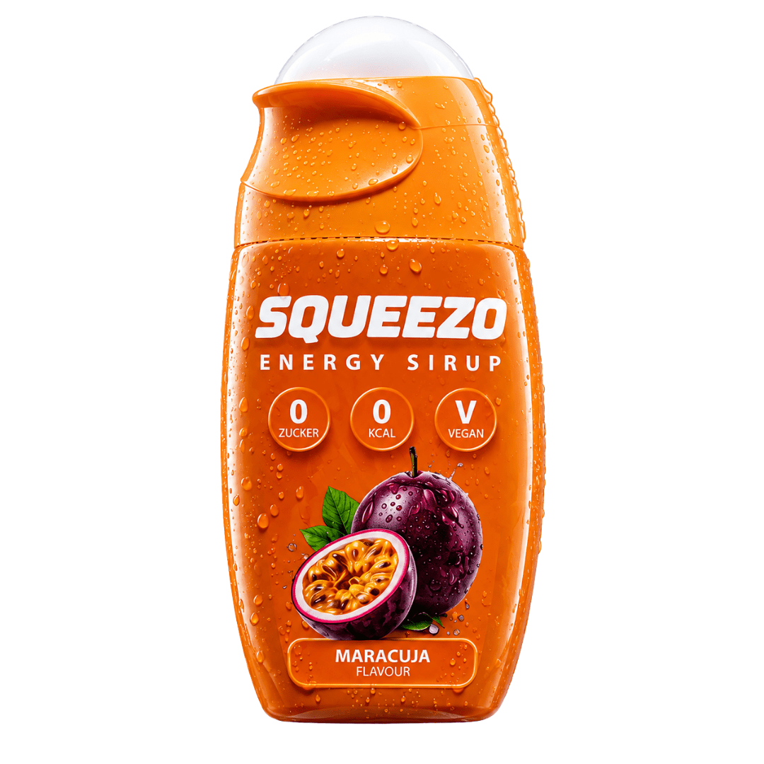 SQUEEZO Maracuja Energy Sirup - FestivalStuff