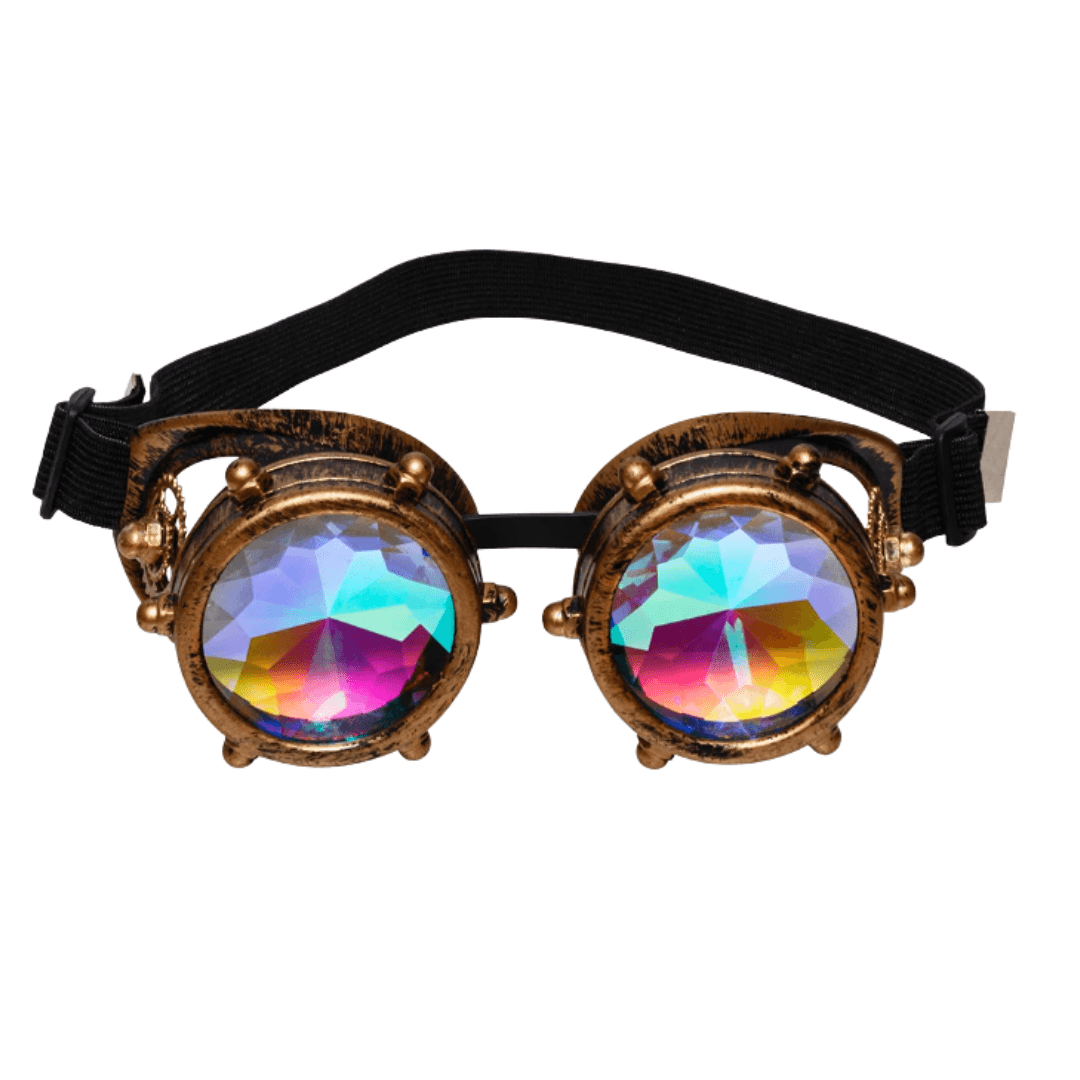 Steampunk - Brille mit Prisma - Gläsern - FestivalStuff