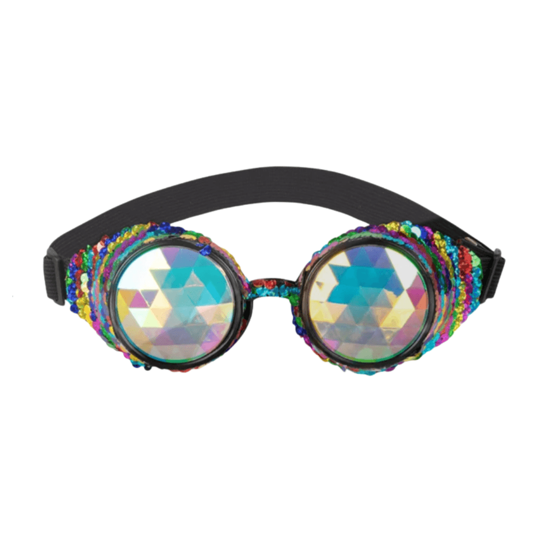 Steampunk Regenbogen - Partybrille - FestivalStuff