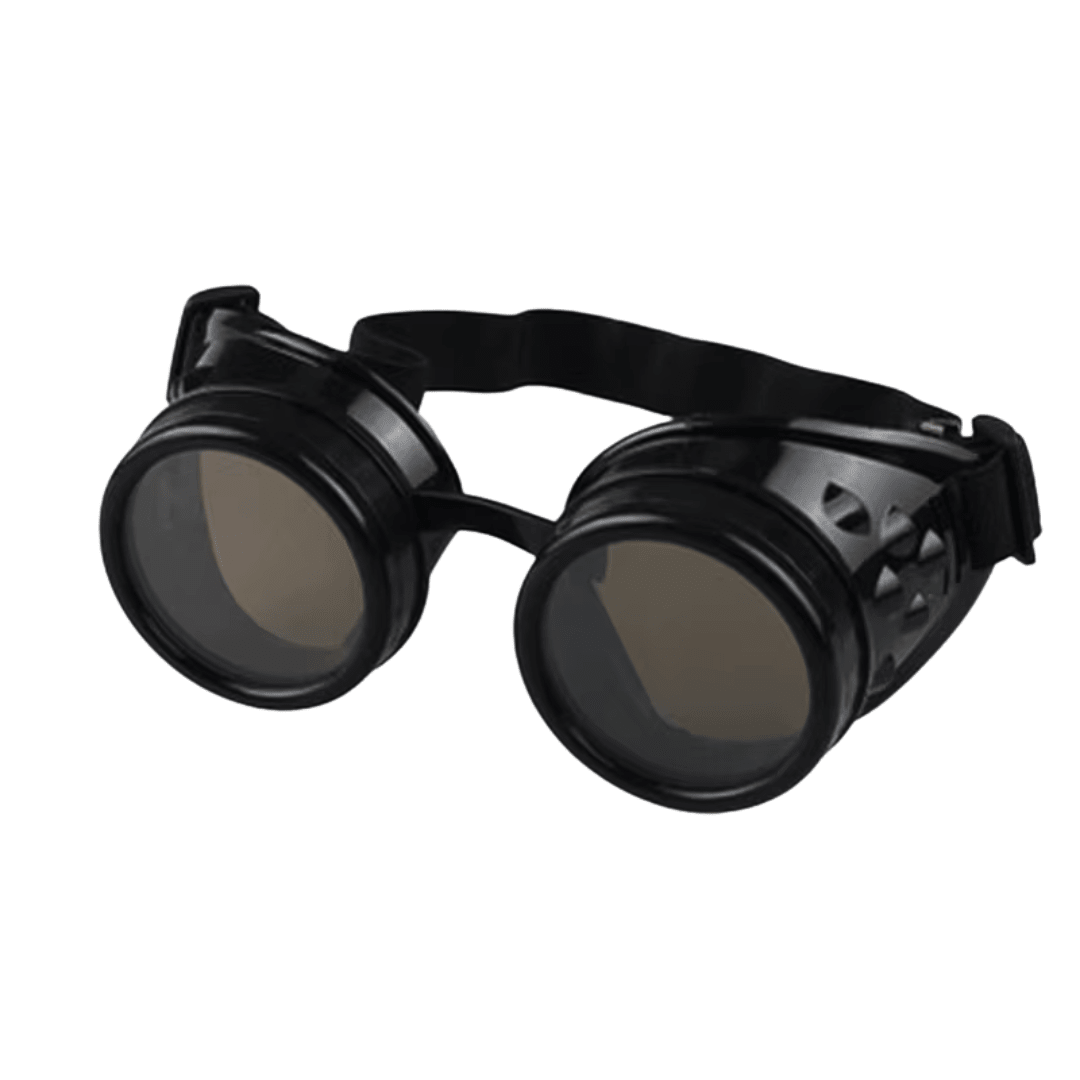 Steampunk Sonnenbrille Schwarz - FestivalStuff