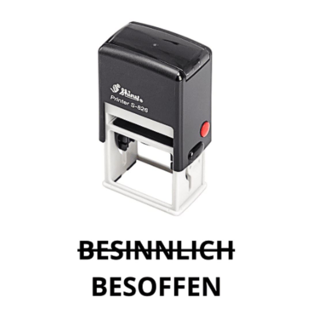 Stempel - BESINNLICH BESOFFEN - FestivalStuff