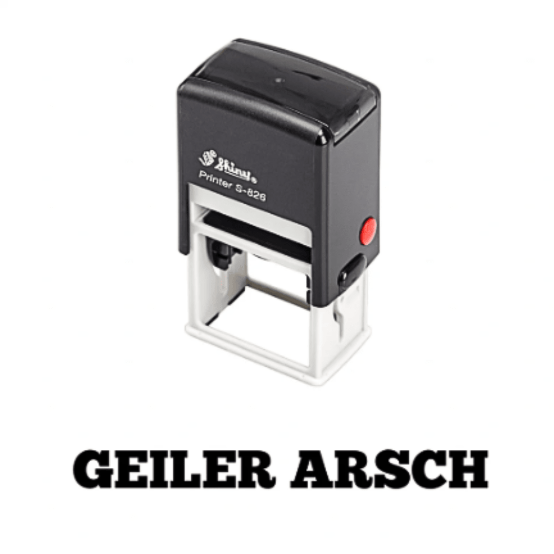Stempel - GEILER ARSCH - FestivalStuff