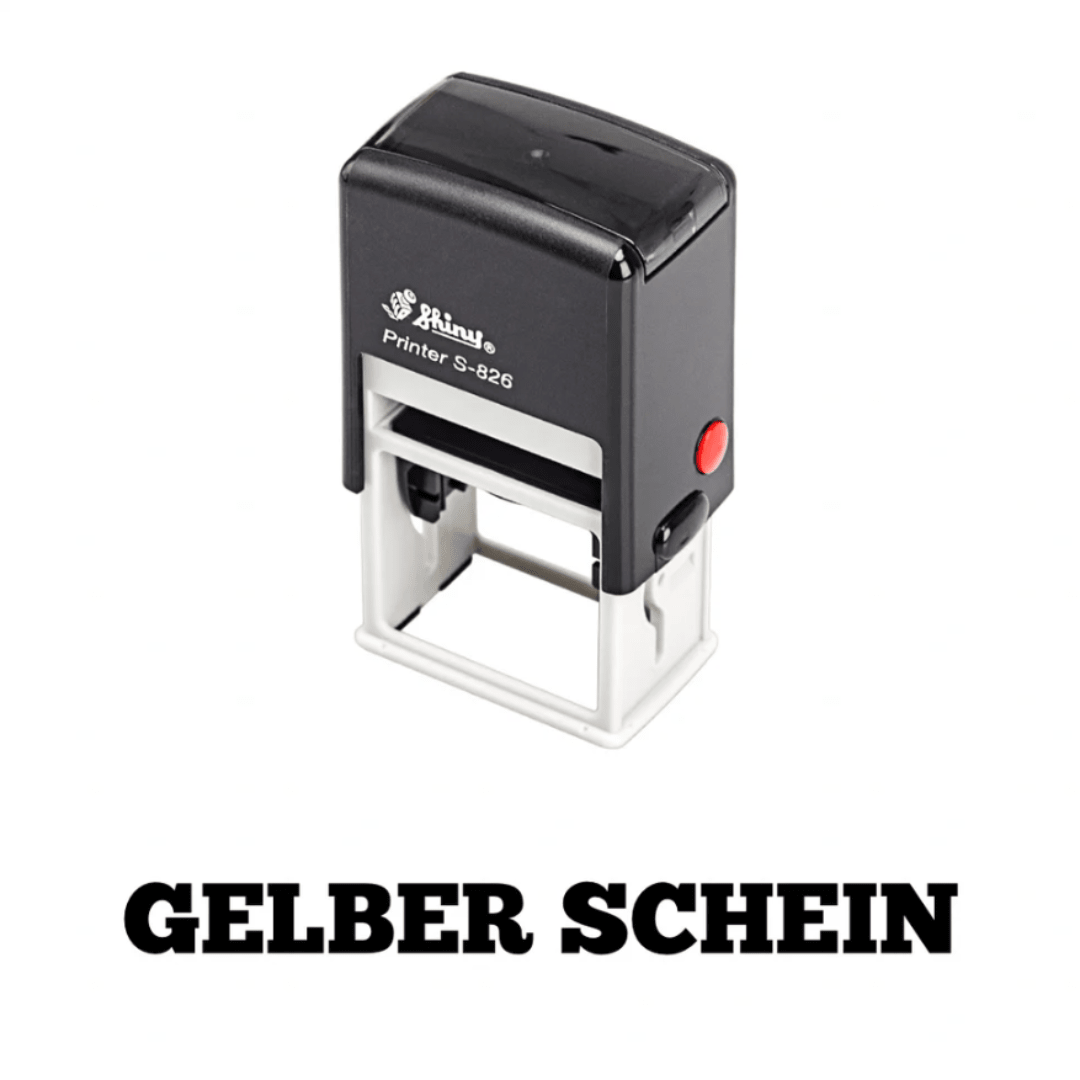 Stempel - Gelber Schein - FestivalStuff