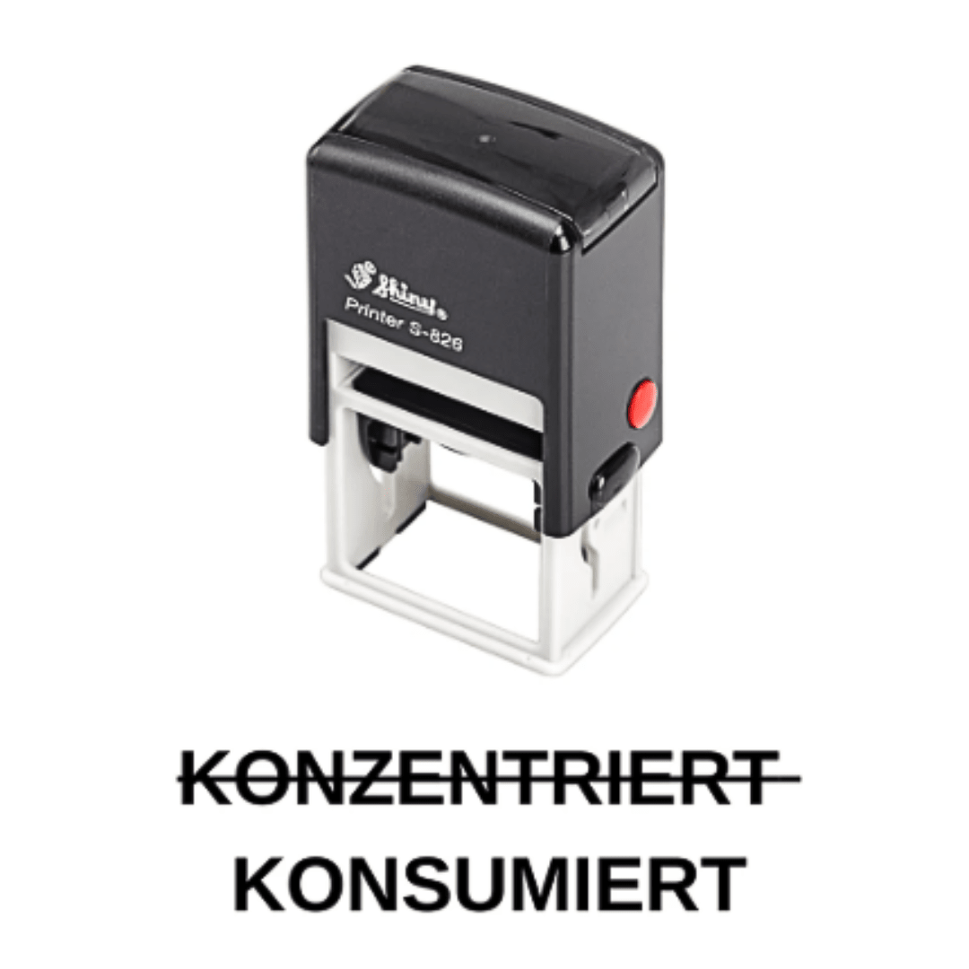 Stempel - KONZENTRIERT KONSUMIERT - FestivalStuff