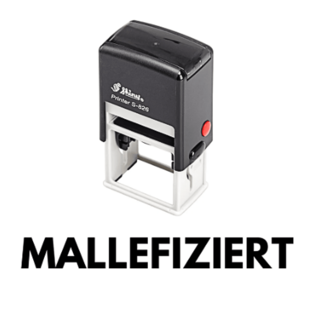 Stempel - MALLEFIZIERT - FestivalStuff