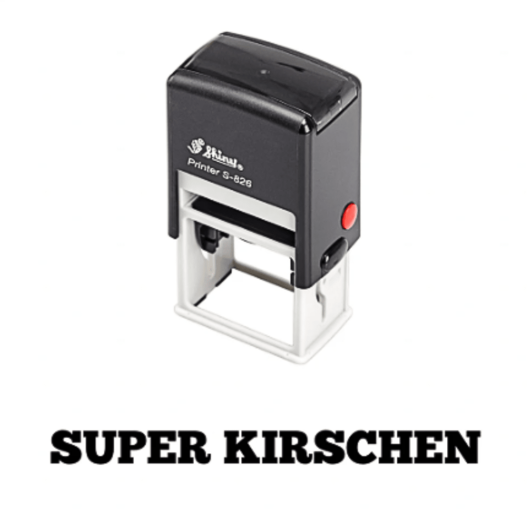 Stempel - SUPER KIRSCHEN - FestivalStuff