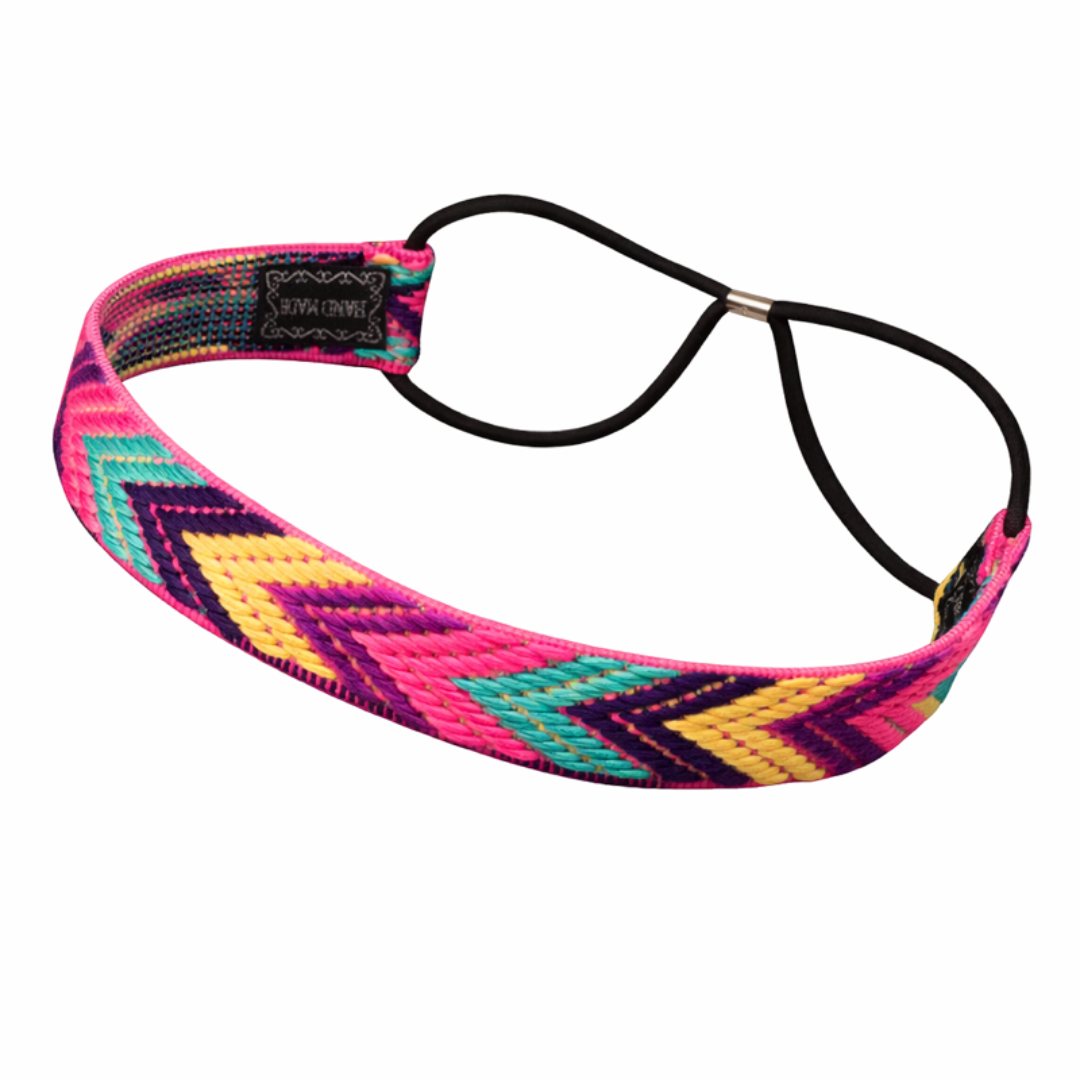 Stirnband Boho Lila/Pink - FestivalStuff