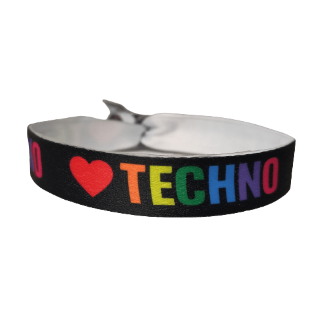 Stoffarmband Techno - FestivalStuff