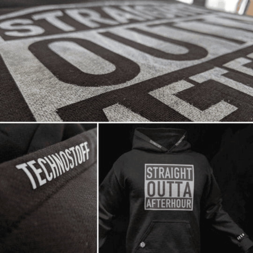 Straight Outta Afterhour Premium Hoodie (schwarz) - FestivalStuff