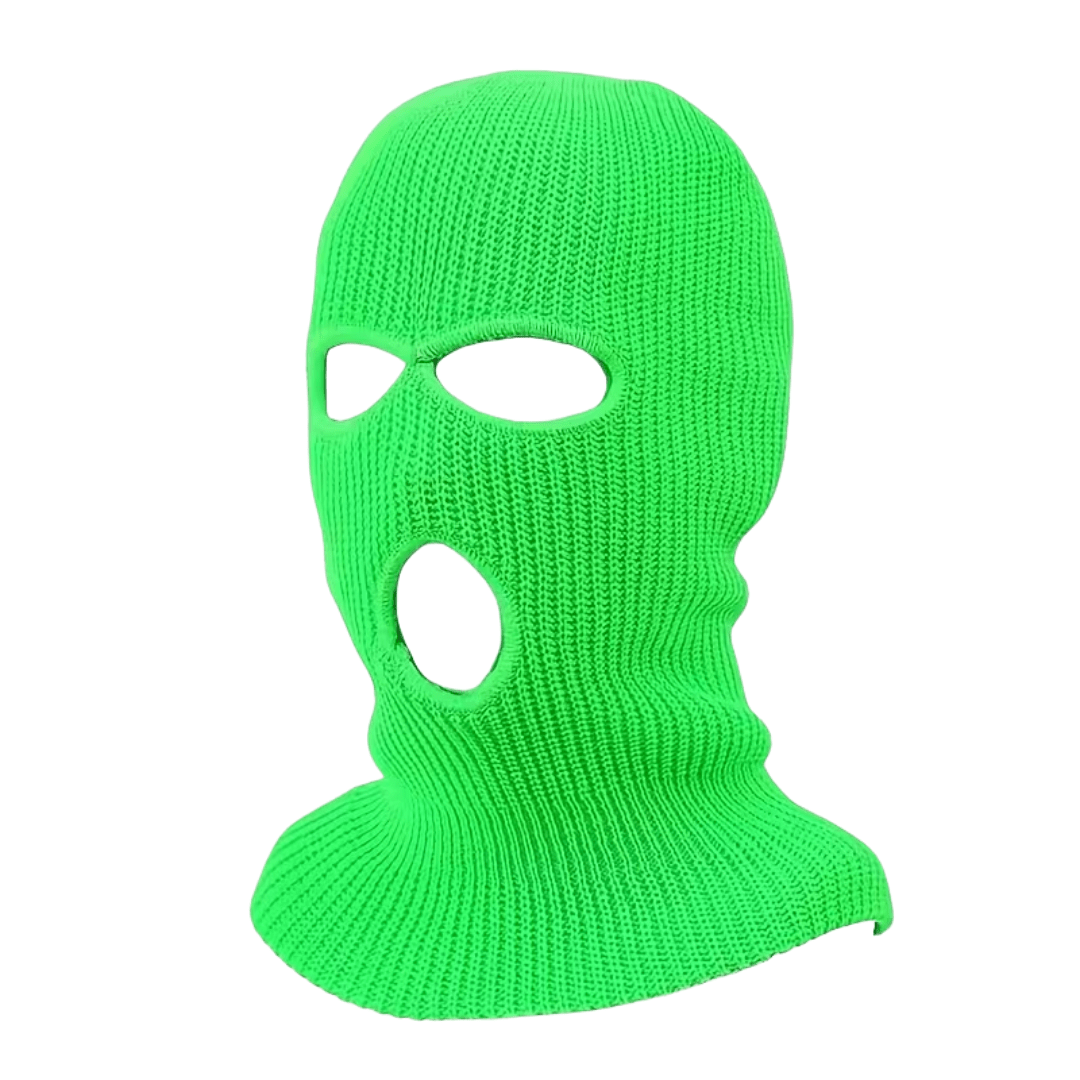 Sturmhaube Neon Grün - FestivalStuff