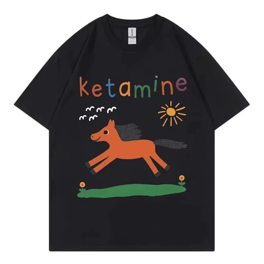 T-Shirt Ketamine Schwarz - FestivalStuff
