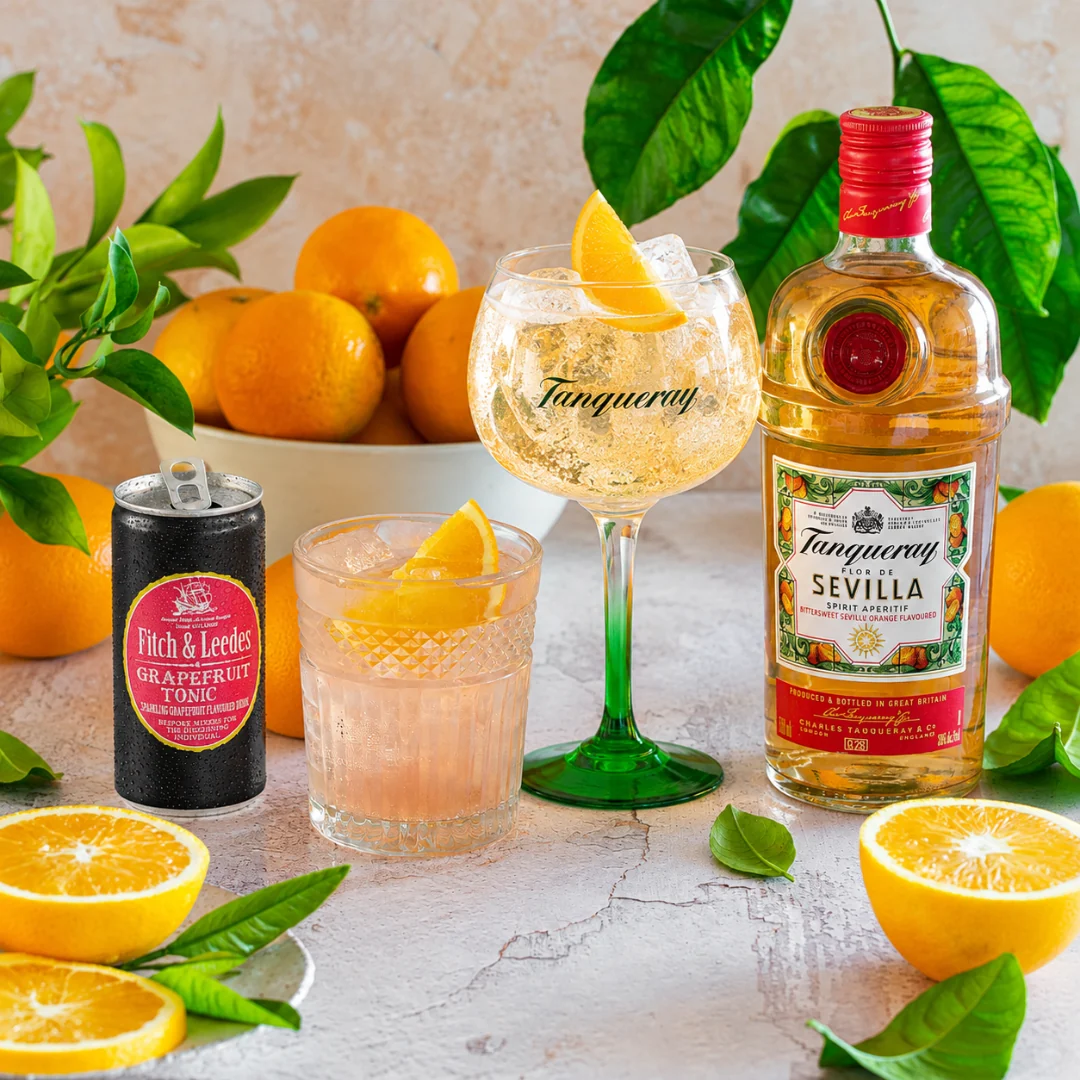 Tanqueray Flor de Sevilla 0,0 % Alkoholfrei 0,7 l - FestivalStuff