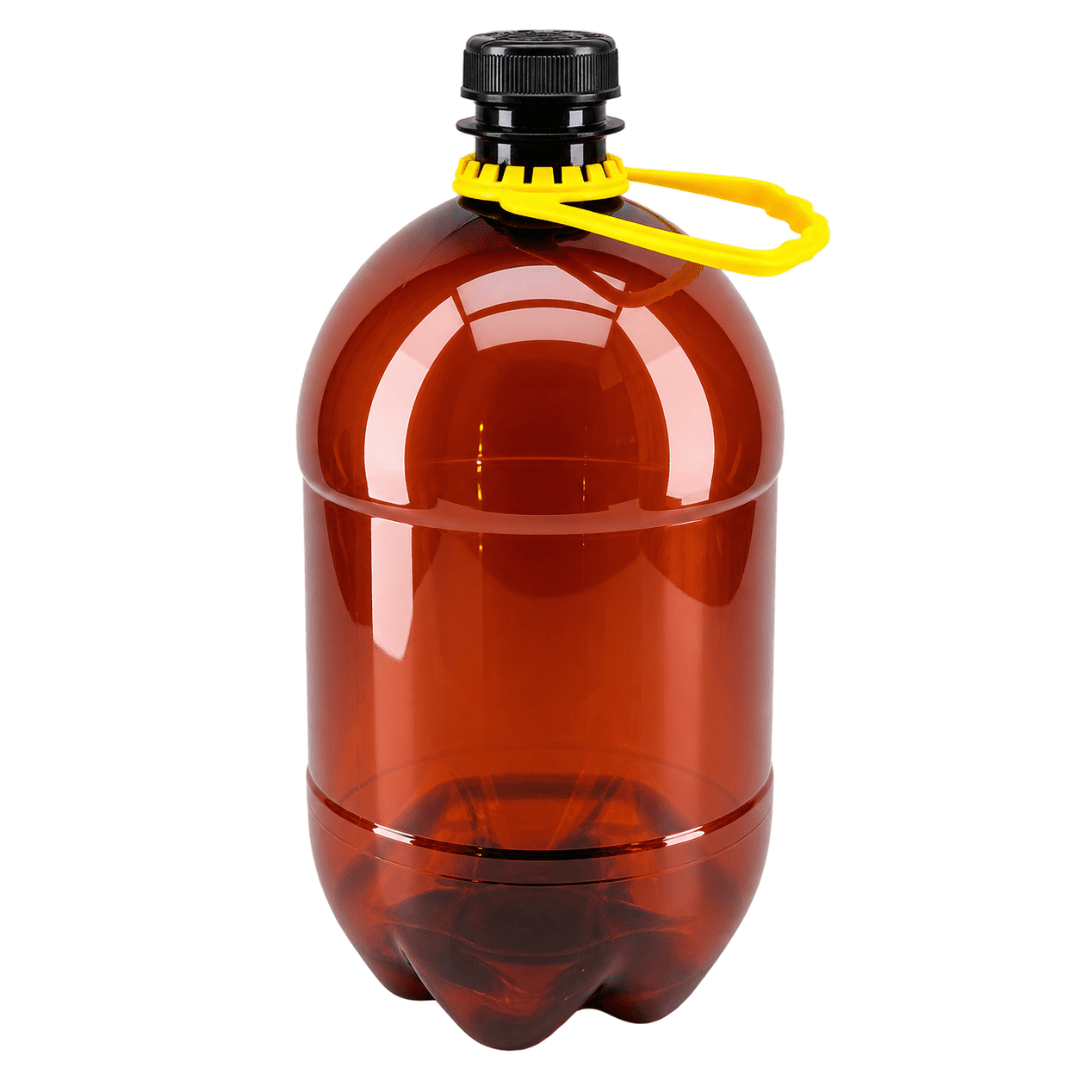 Tap 4L Braun-PET Getränkebehälter - FestivalStuff