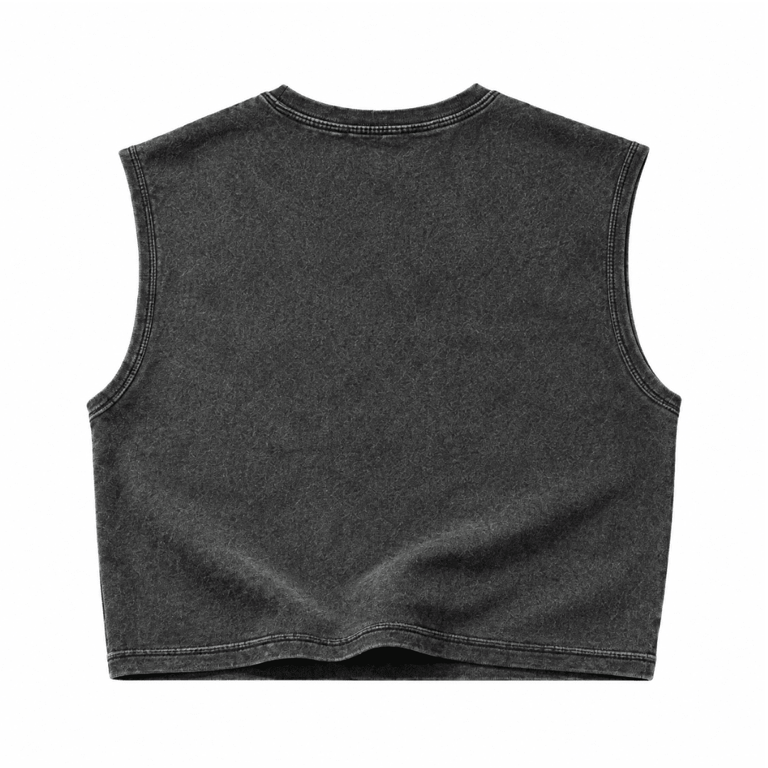 Techno Atzen Cropped Shirt mit Lochnieten - FestivalStuff