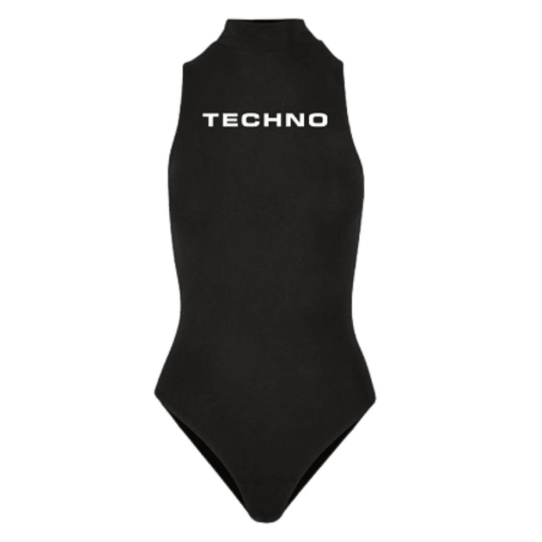 Techno Ladies Sleeveless Turtleneck Body - FestivalStuff